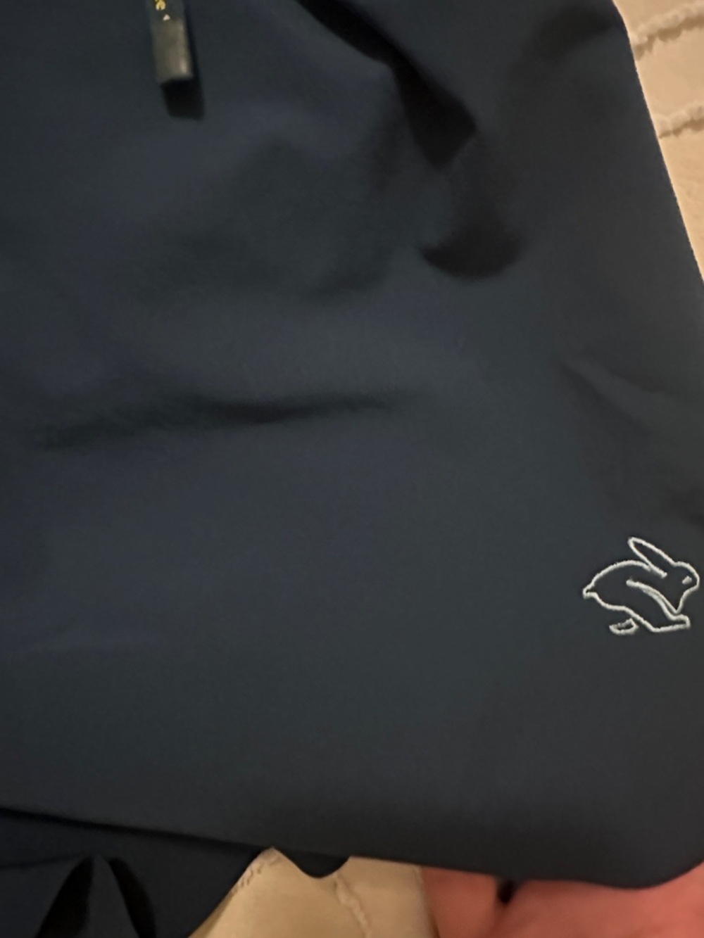 Women’s teal Athletic Shorts with Logo Detail - Picture 3 of 3